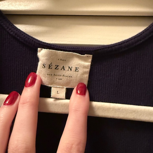 Sezane Midnight Blue Maxi Dress - Picture 2 of 3